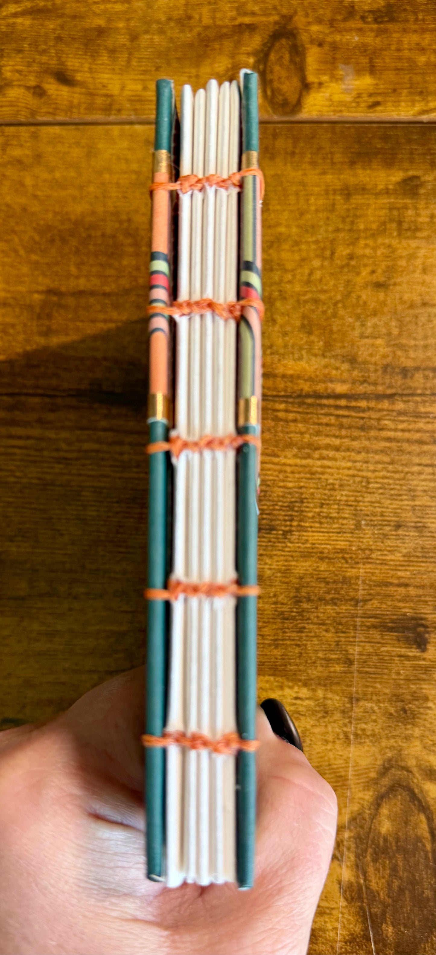 Handmade A6 Journal - Boho Rainbow