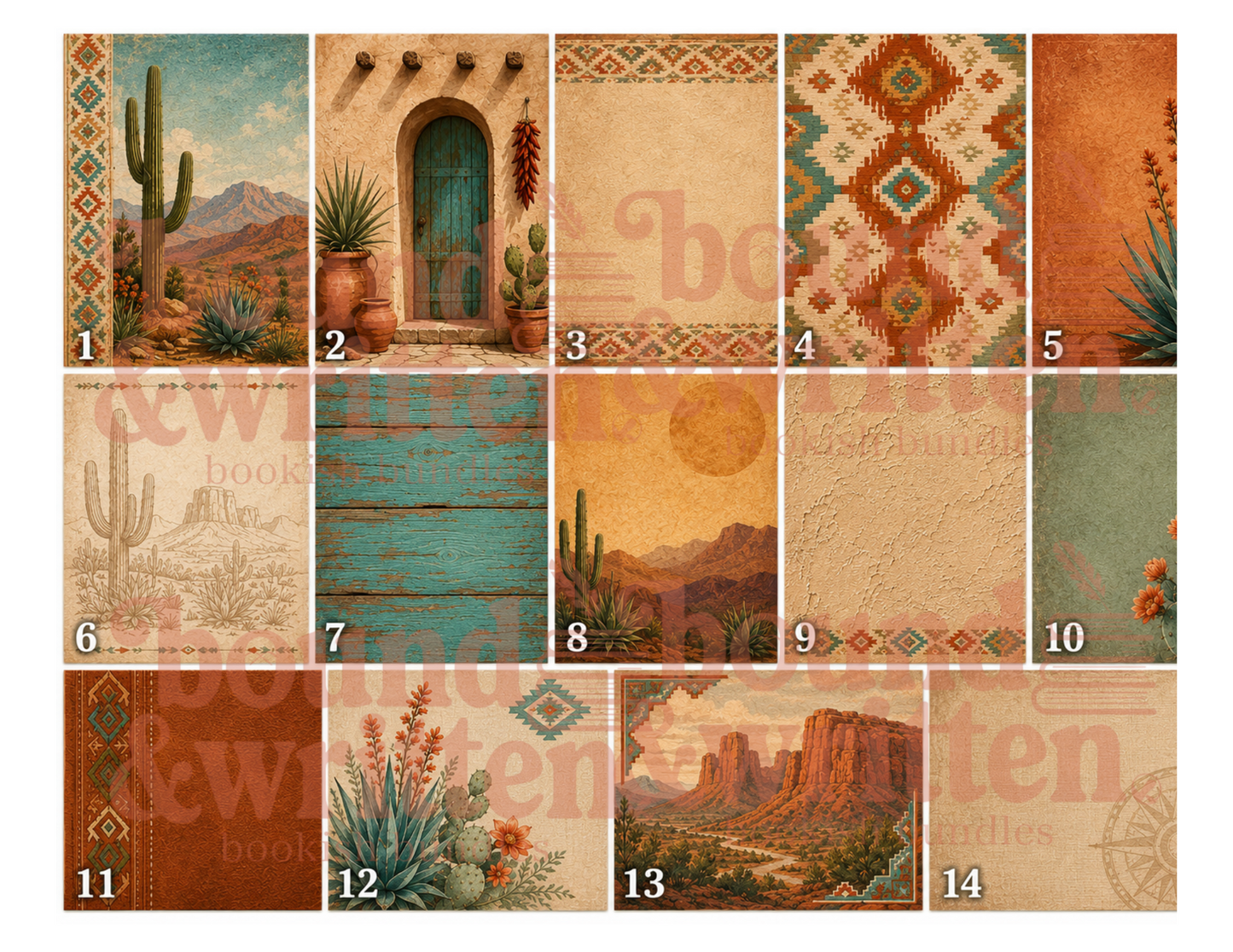 Adobe & Agave Themed Paper Pack