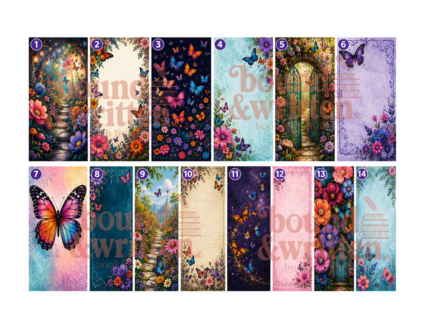Butterfly Garden Themed Paper Packs