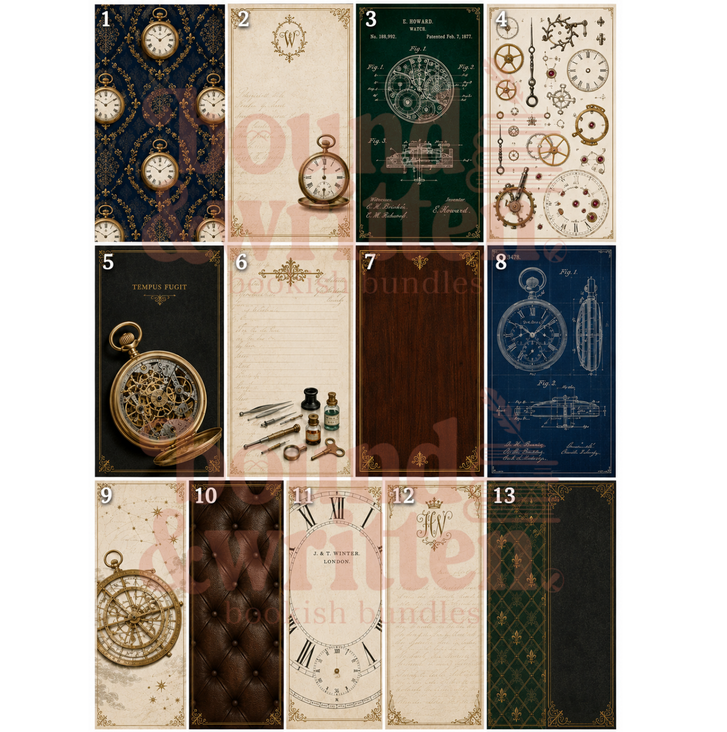 Chronicles of Time Themed Paper Pack