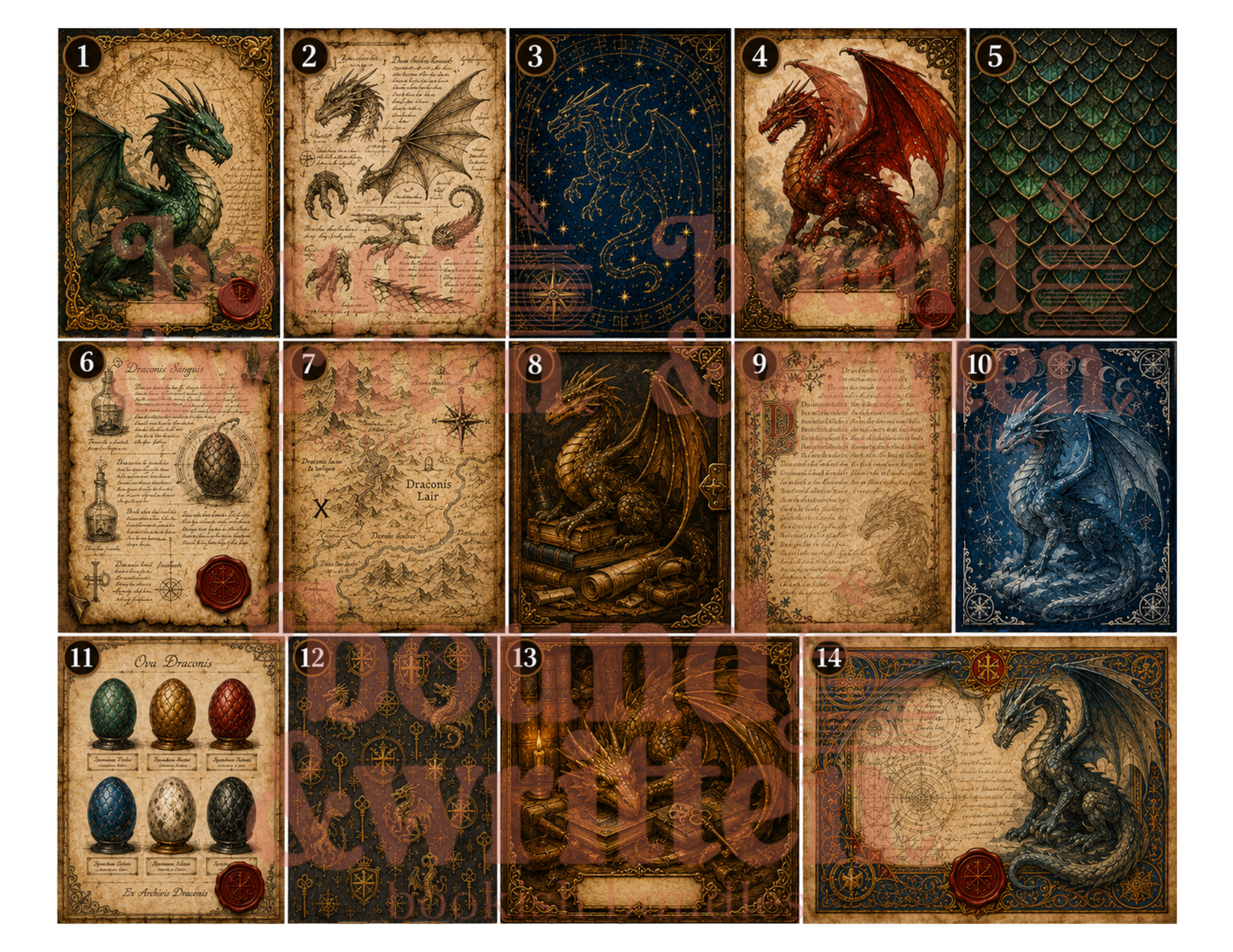Echoes of the Dragon's Crypt Themed Paper Pack
