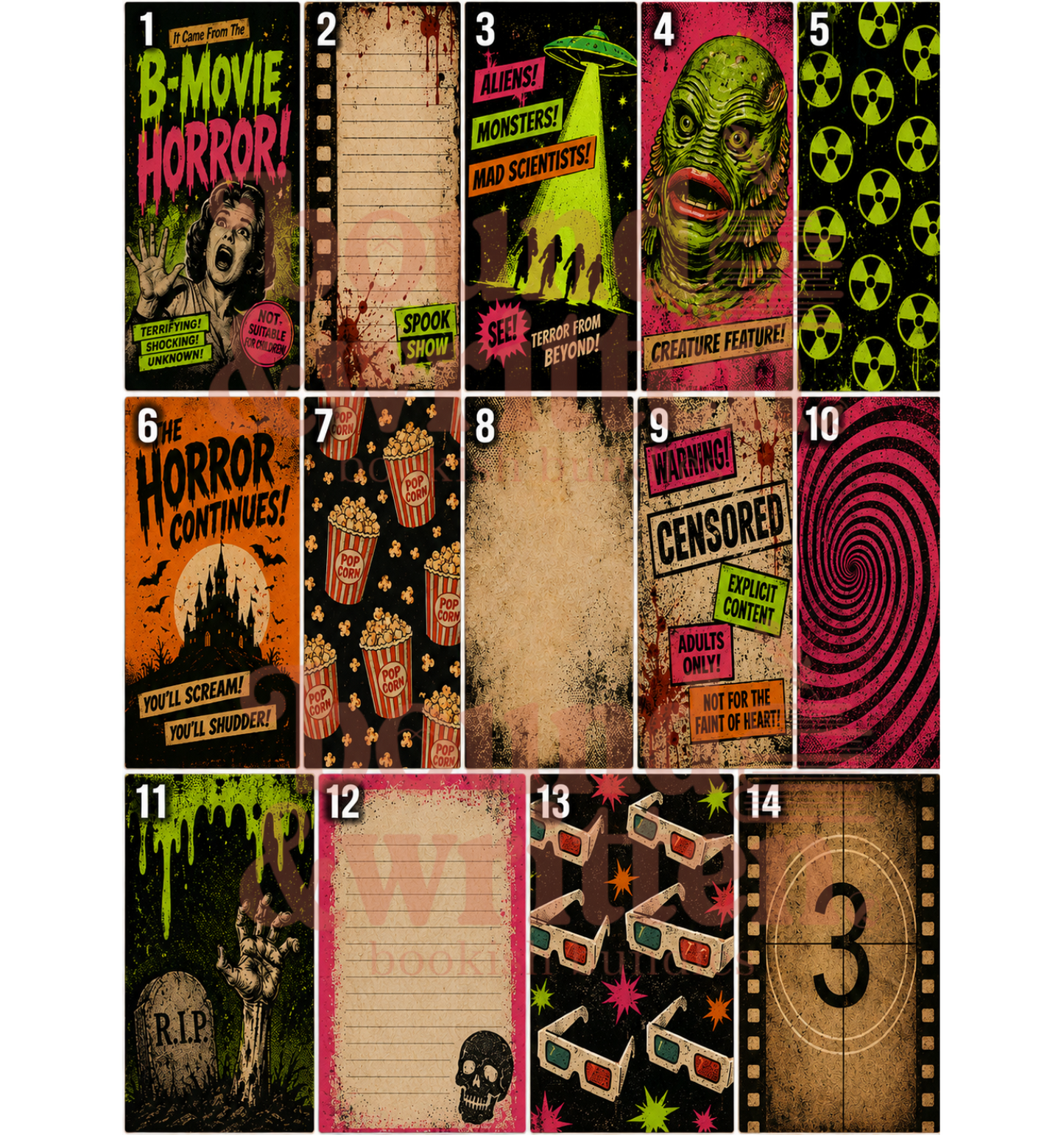 Drive-In Dread Themed Paper Pack