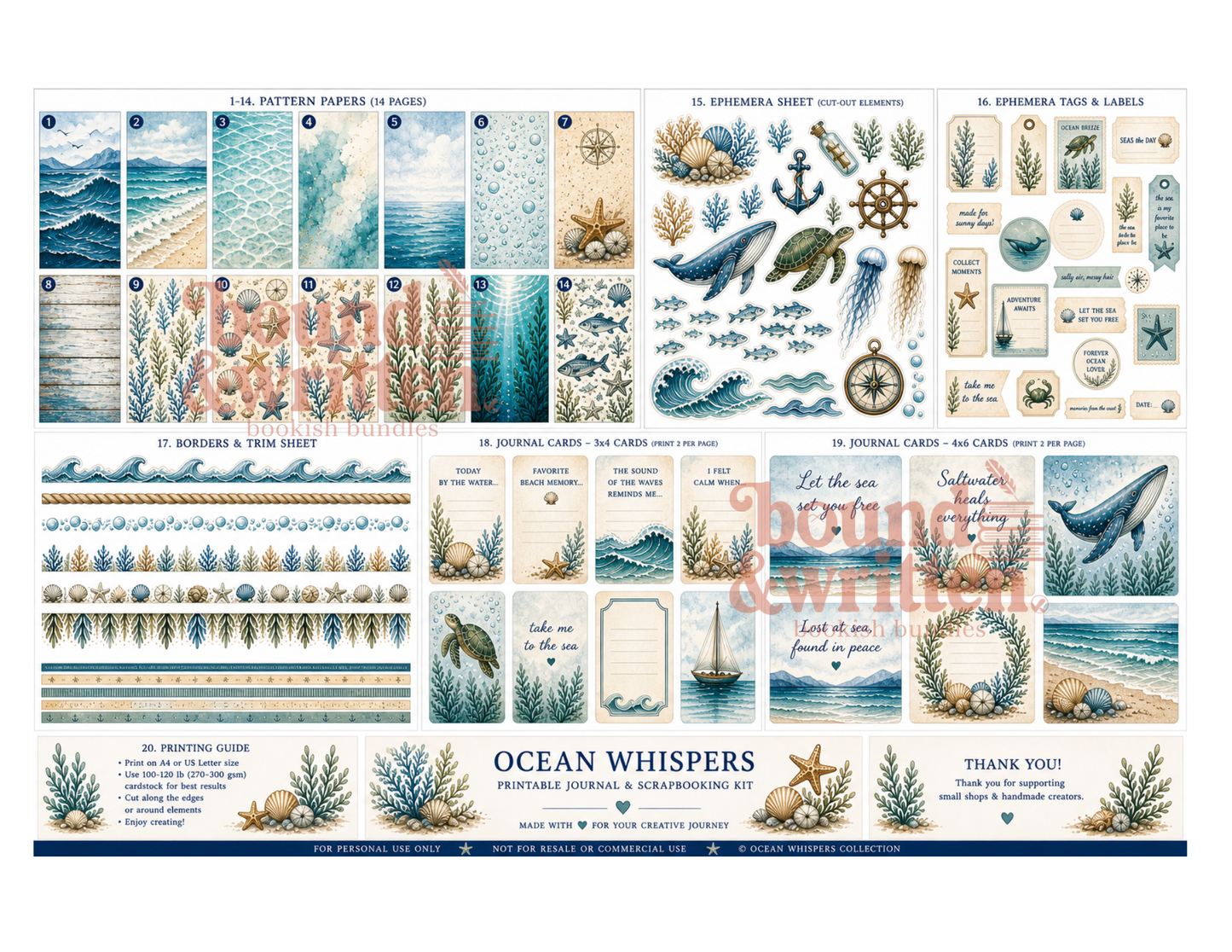 Ocean Whispers Paper Pack