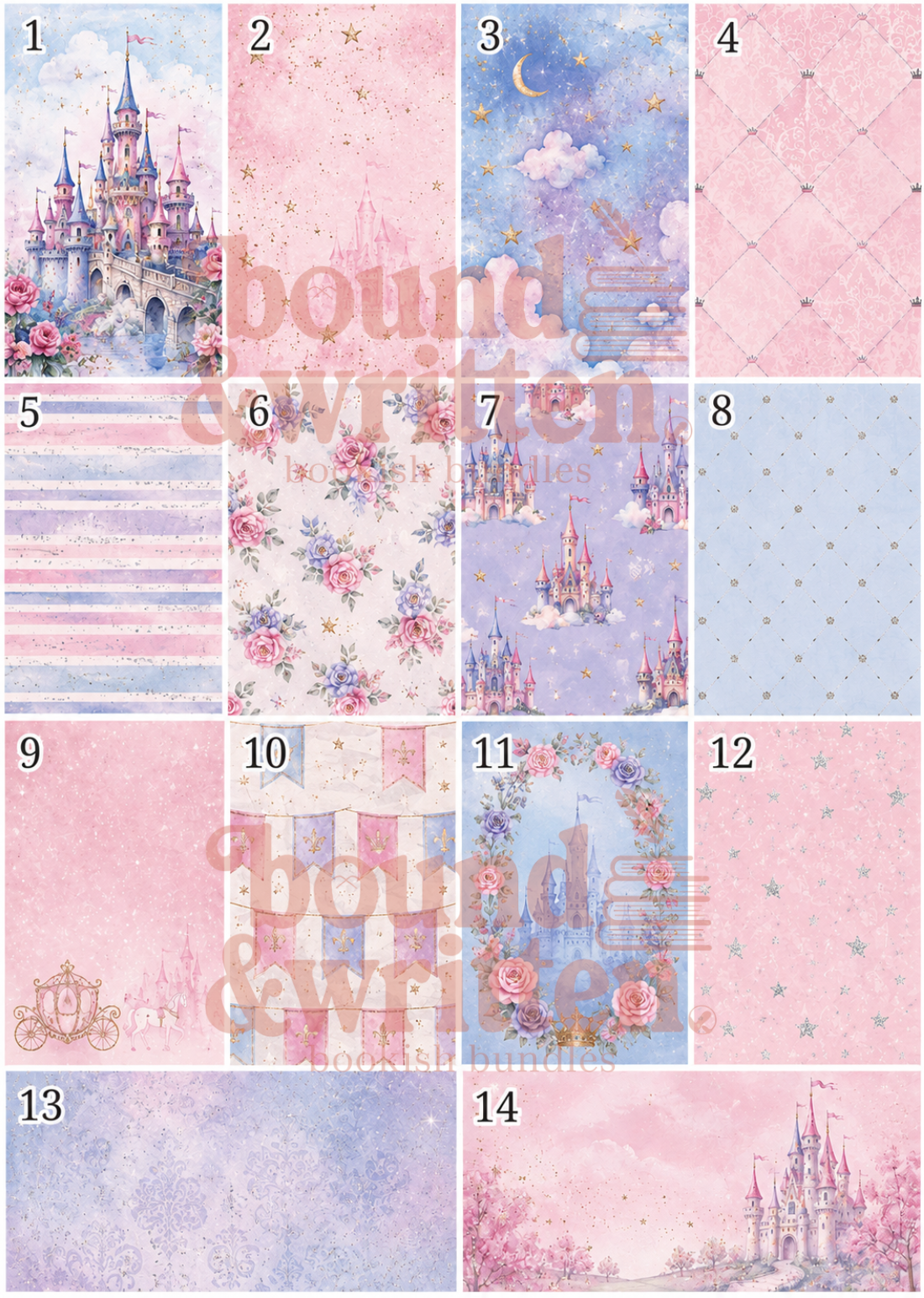 Princess Castle Themed Paper Pack