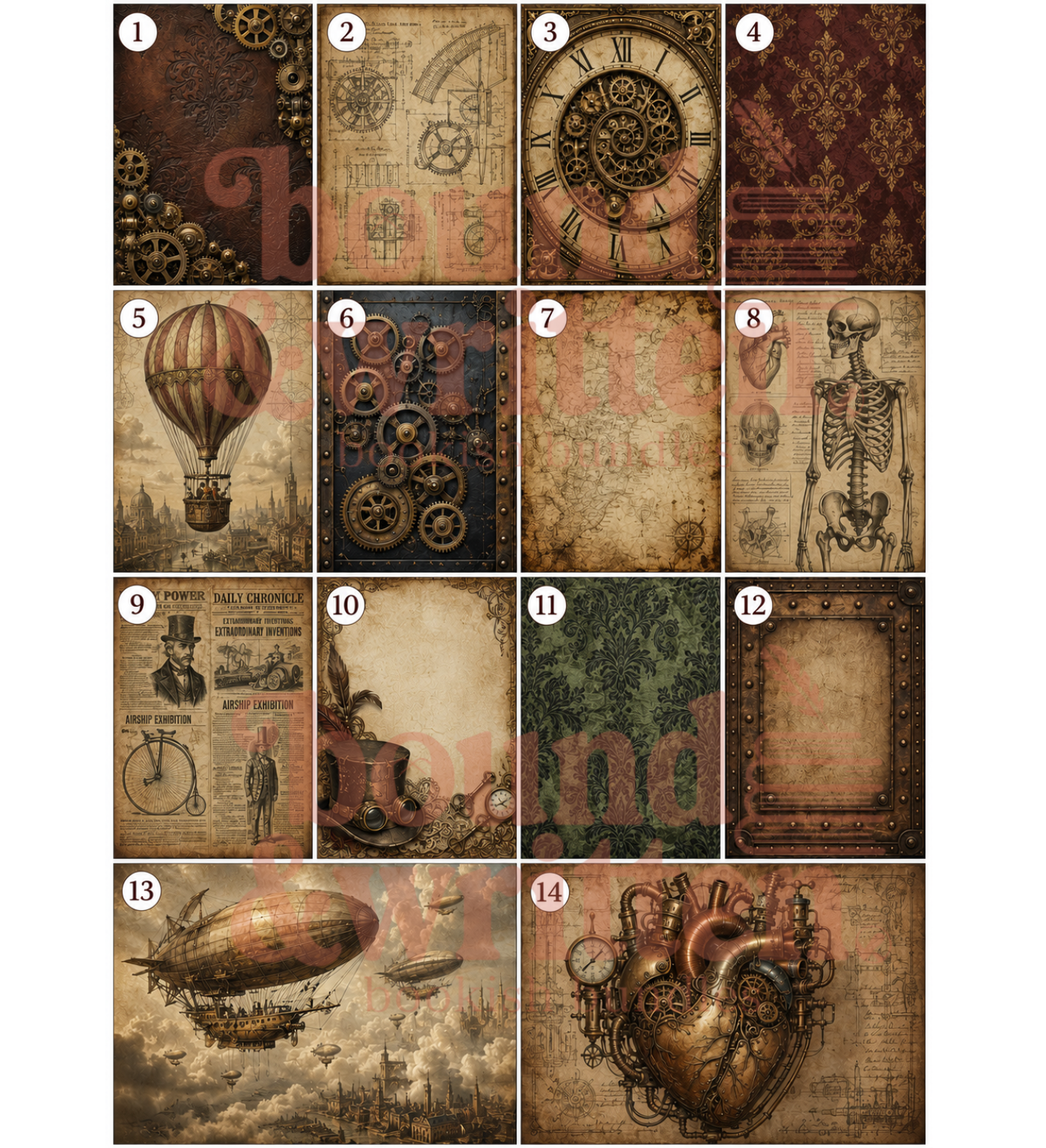 The Clockwork Chronicle Themed Paper Pack