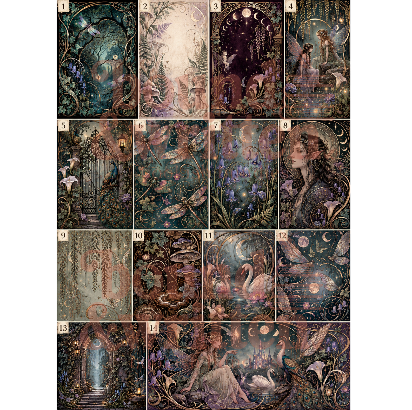 The Twilight Court Themed Paper Pack