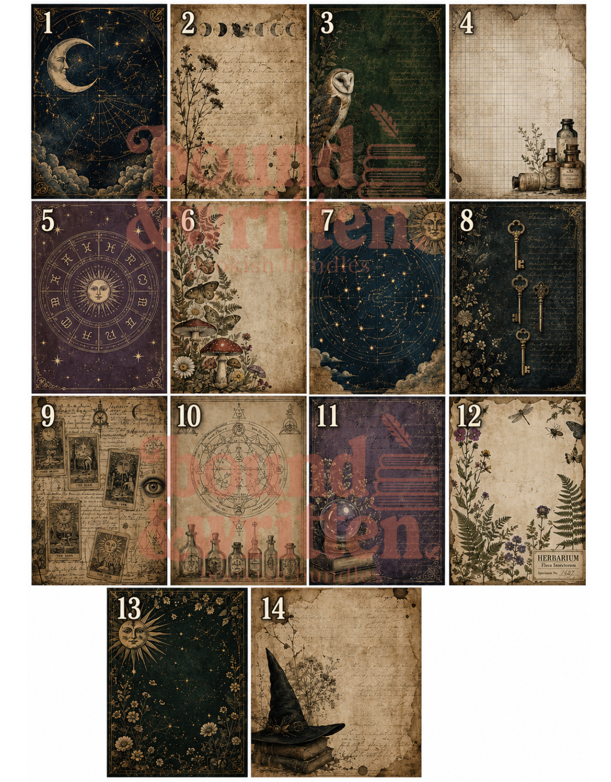 Witchcraft Themed Paper Pack