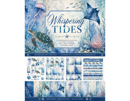 Whispering Tides Themed Paper Pack