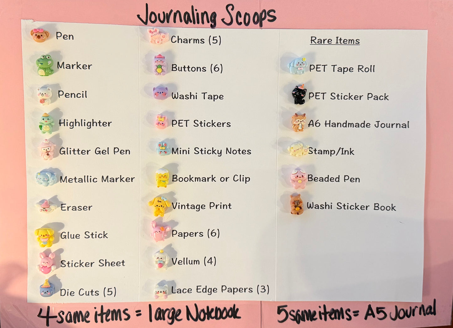 Journaling Lucky Scoops