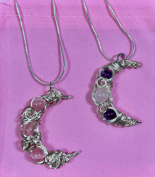 Custom Handmade Moon Pendant