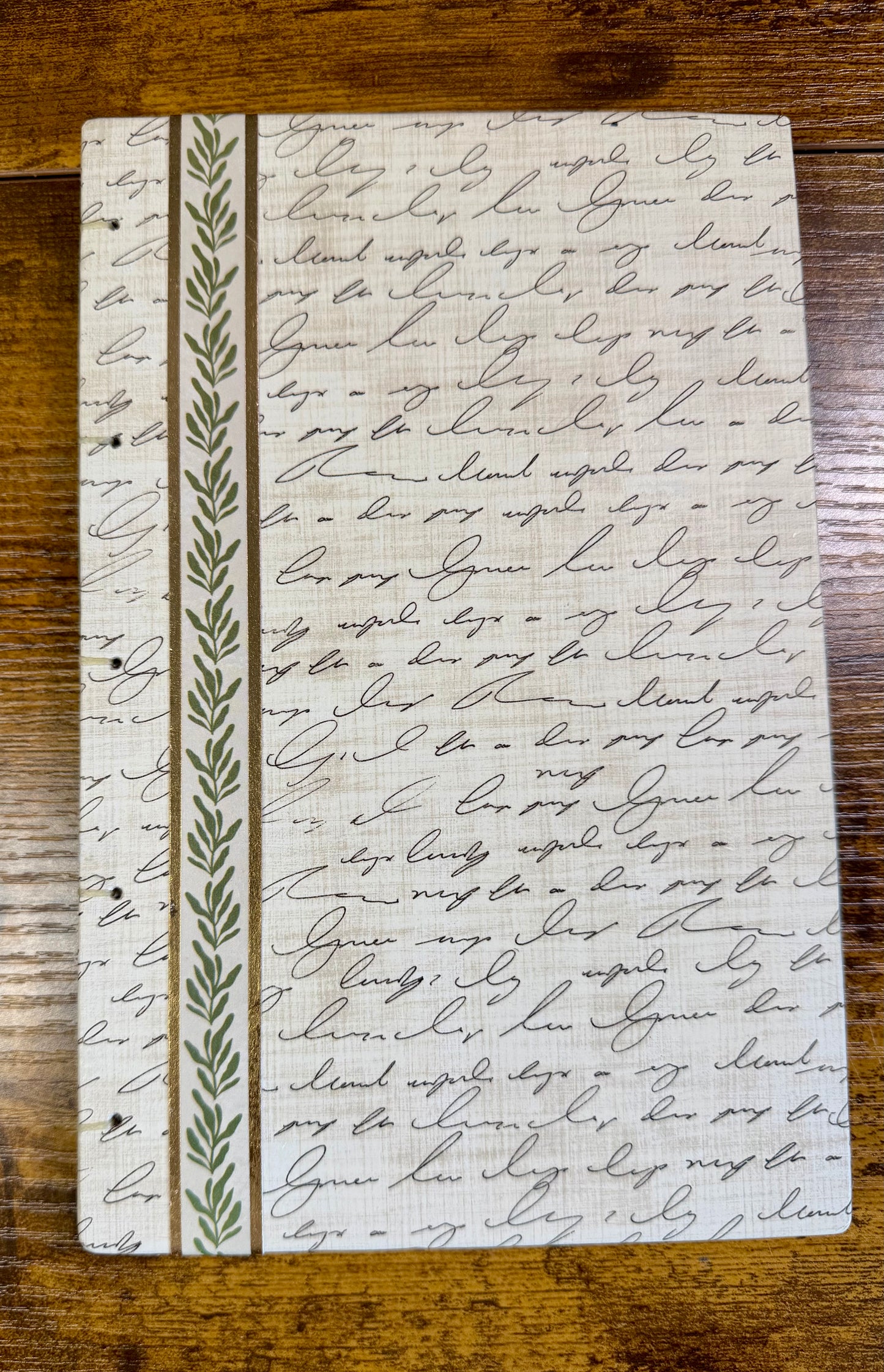 Handmade A5 Journal - Handwriting