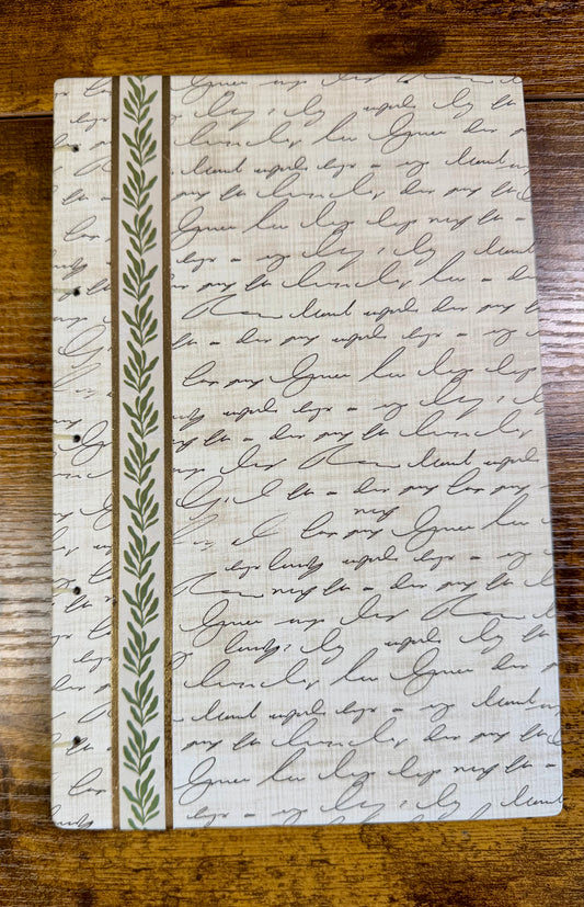 Handmade A5 Journal - Handwriting