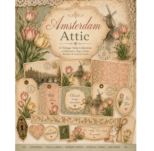 Amsterdam Attic Themed Paper Pack