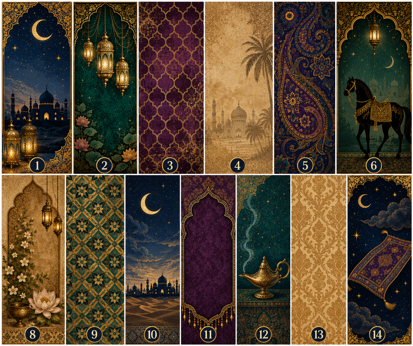 Arabian Nights Themed Paper Pack