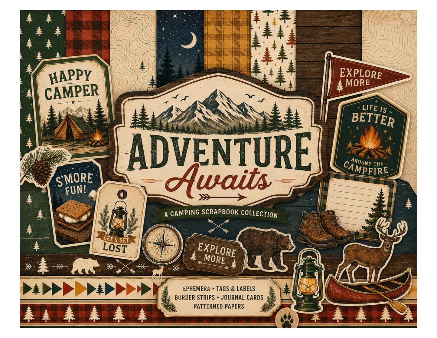 Getaways Themed Paper Collection
