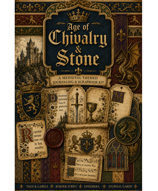 Age of Chivalry and Stone Themed Paper Pack