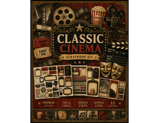 Classic Cinema Themed Paper Pack