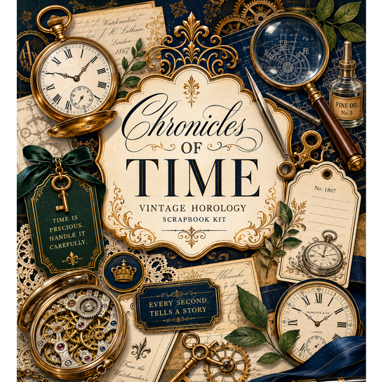Chronicles of Time Themed Paper Pack