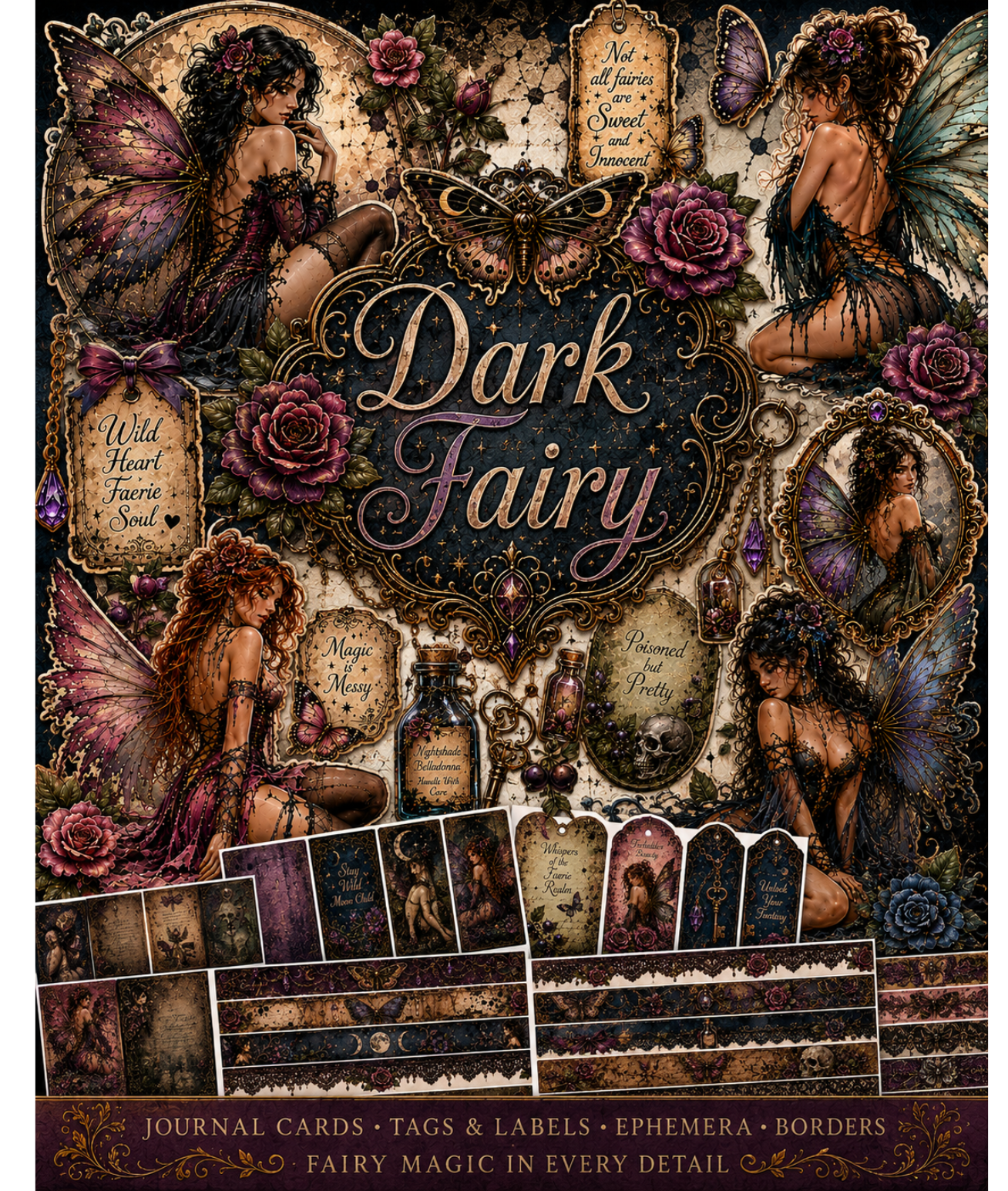 Fairies Themed Paper Collection