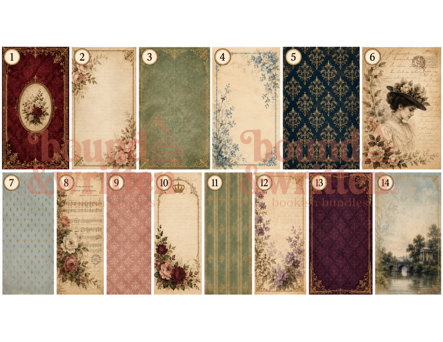 Edwardian Elegance Themed Paper Pack