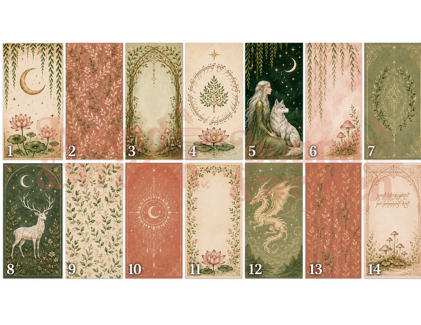Elven Realm Themed Paper Pack