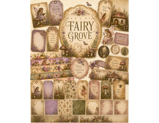Fairies Themed Paper Collection
