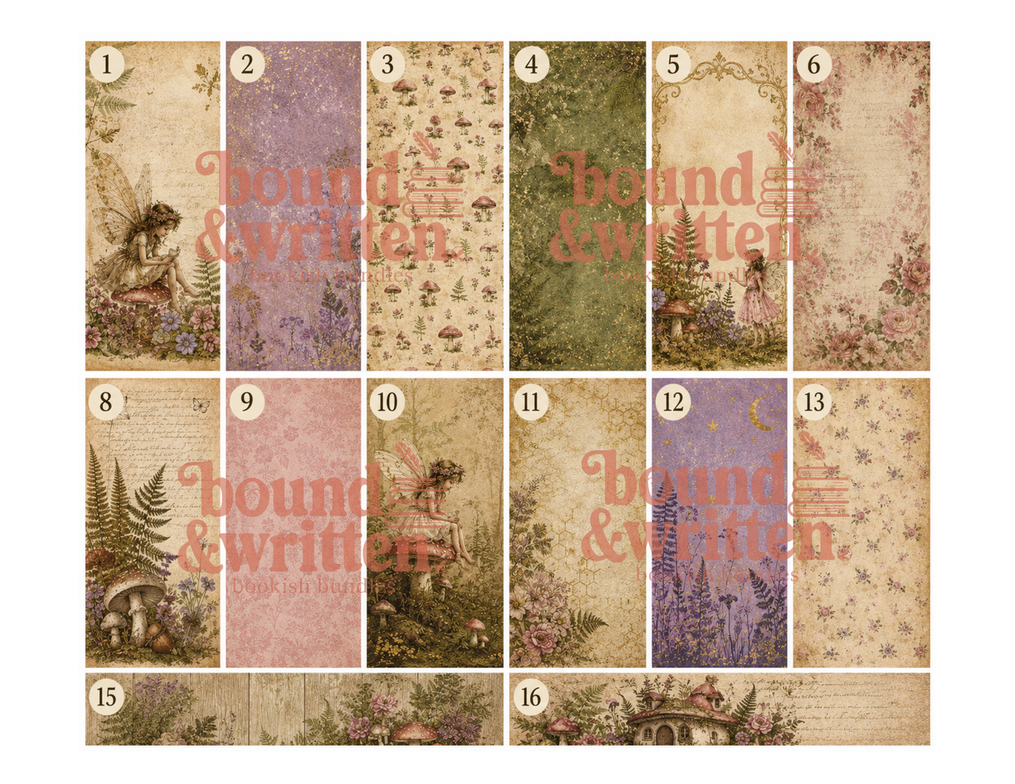 Fairy Grove Themed Paper Pack
