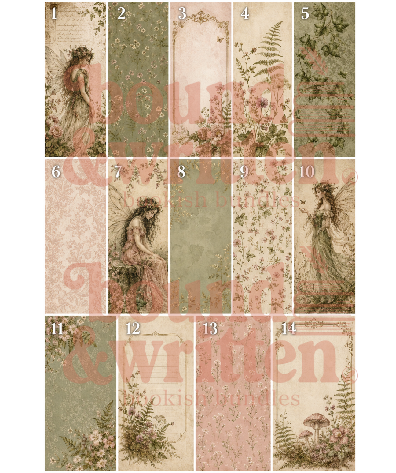 Flora and Fae Themed Paper Pack
