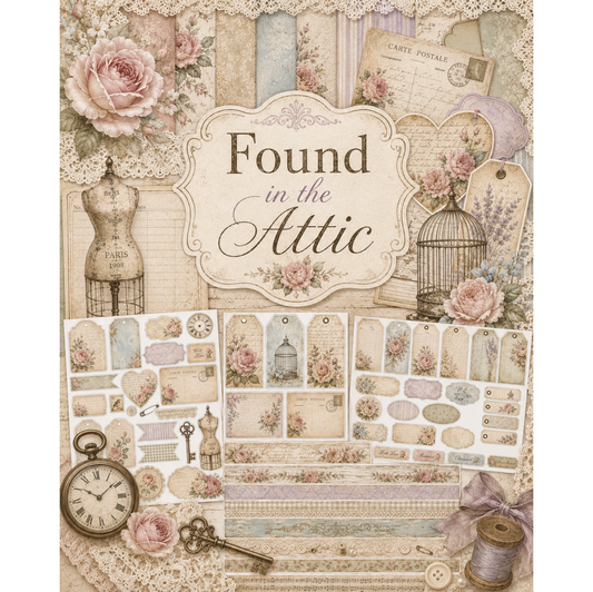 Found in the Attic Themed Paper Pack