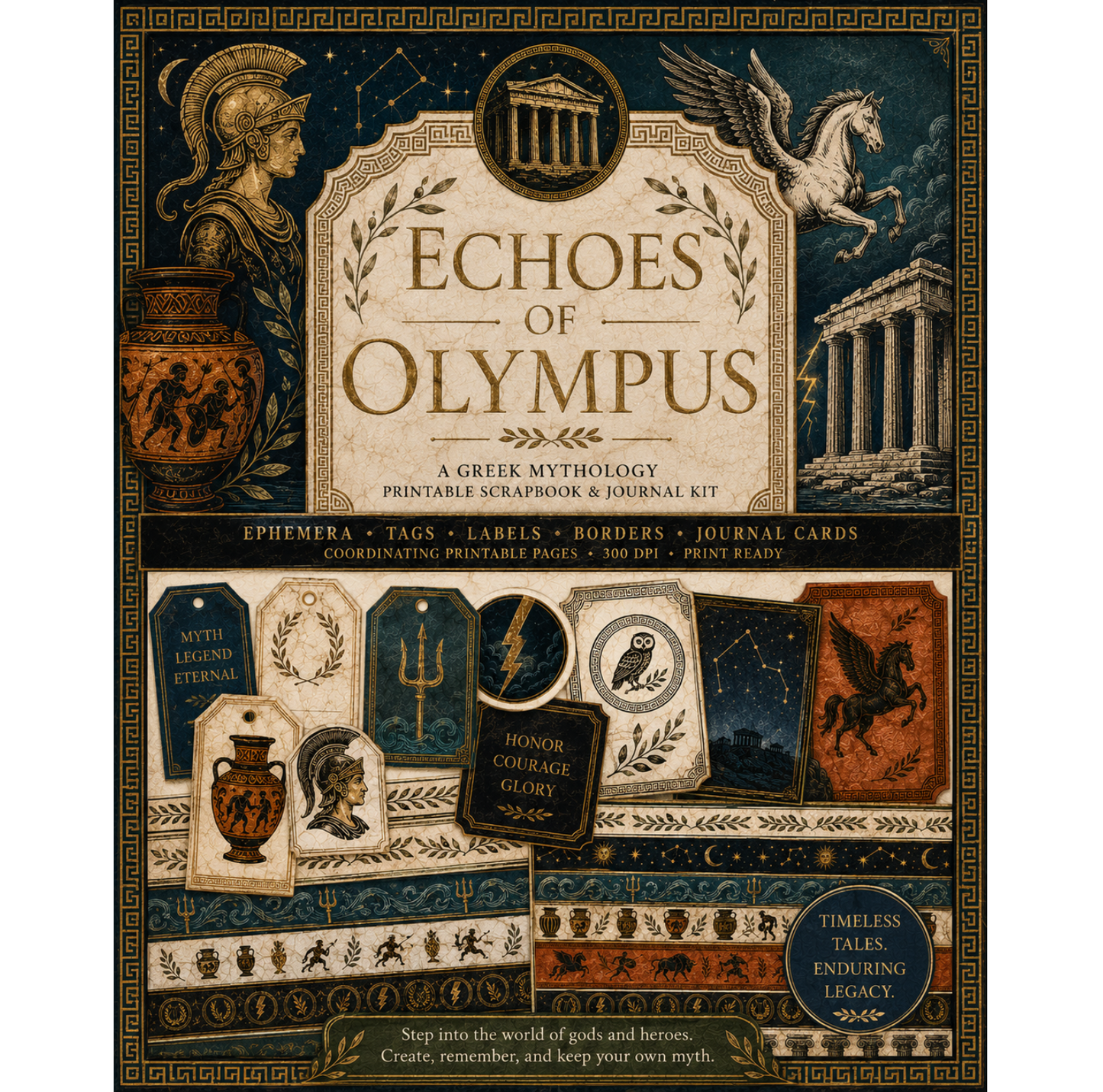 Echoes of Olympus Themed Paper Pack