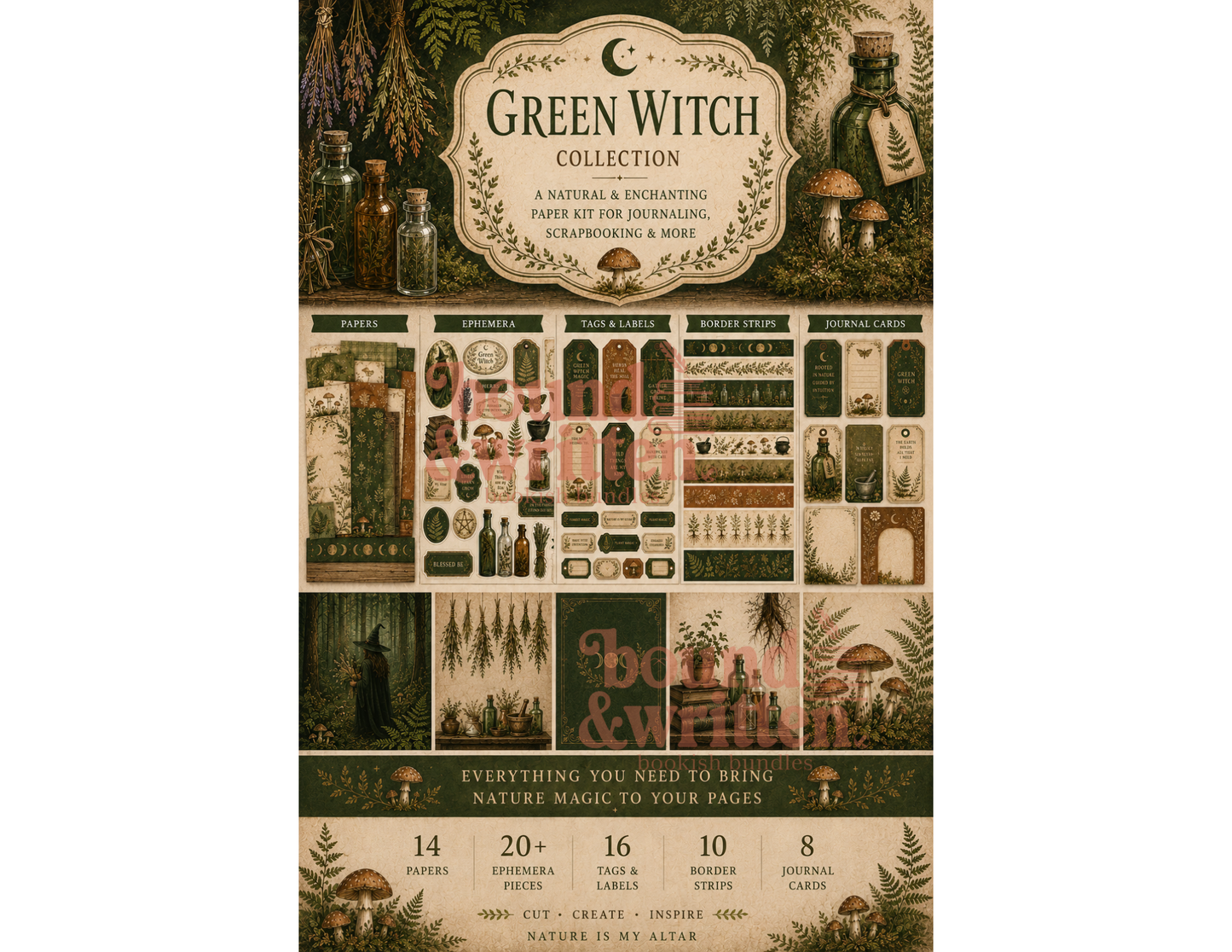 Witchy Themed Paper Collection B