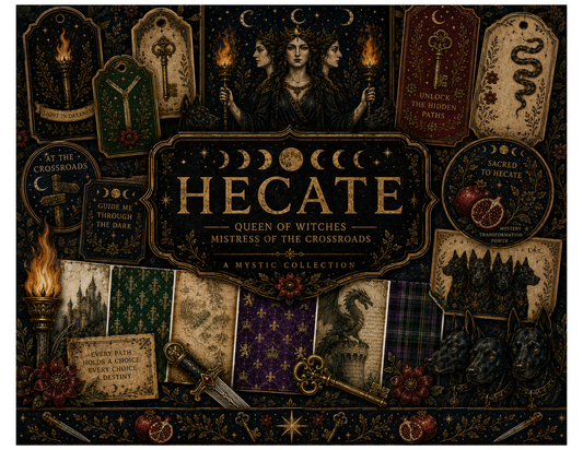 Witchy Themed Paper Collection A