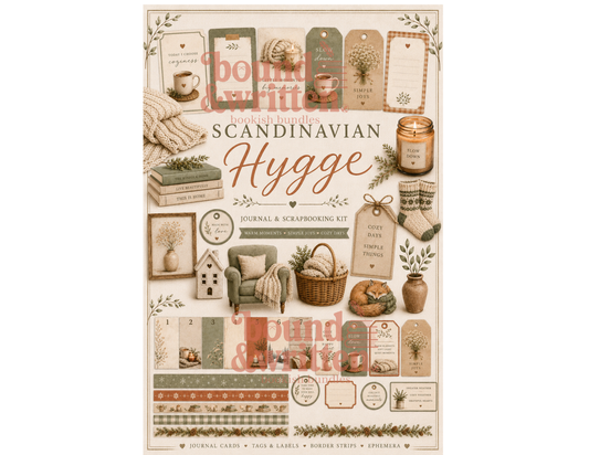 Scandinavian Hygge Themed Paper Pack