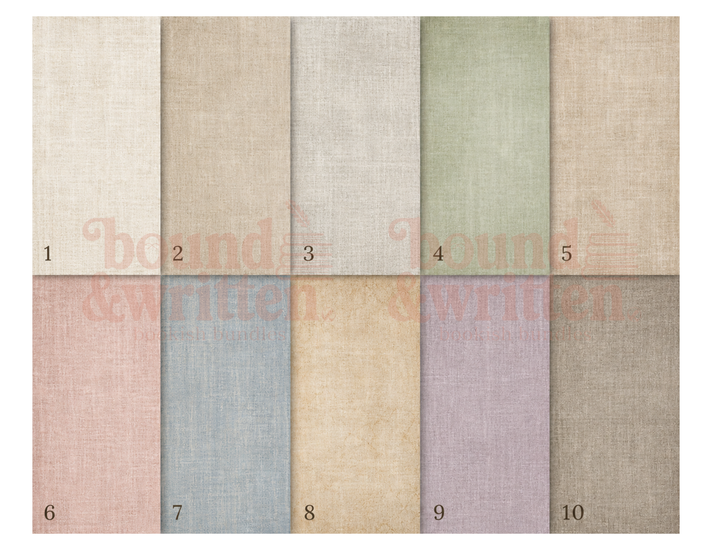 Adhesive Background Papers - linen