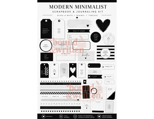 Modern Minimalist Themed Paper Pack