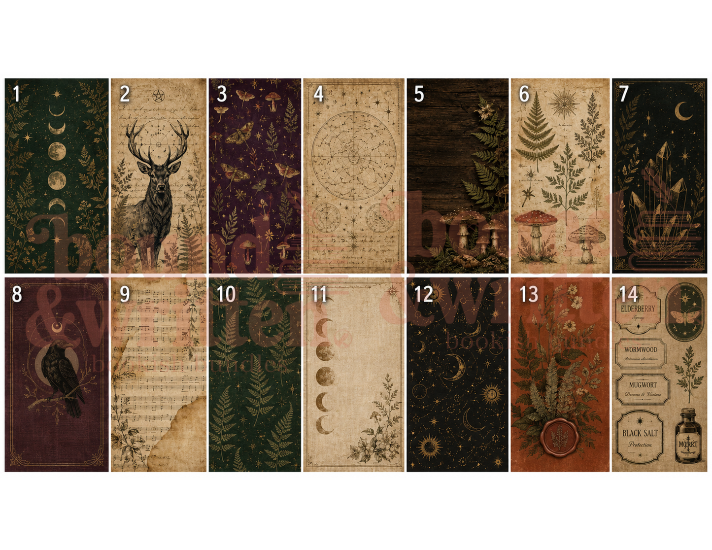 Moss & Moonstone Themed Paper Pack