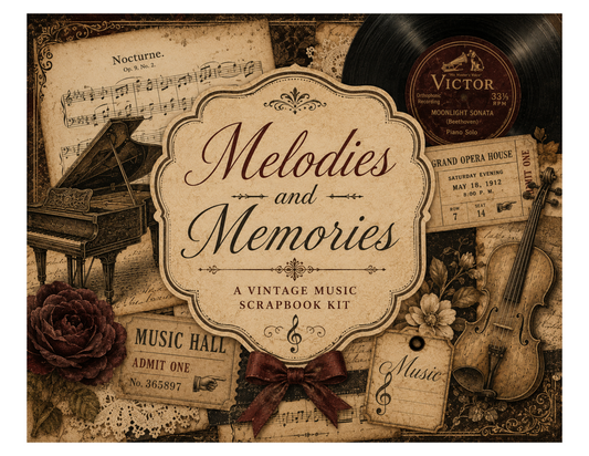 Melodies and Memories Themed Paper Pack