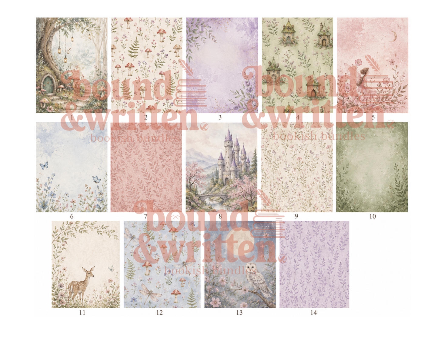 Mystic Fairy Realm Themed Paper Pack