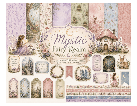 Mystic Fairy Realm Themed Paper Pack