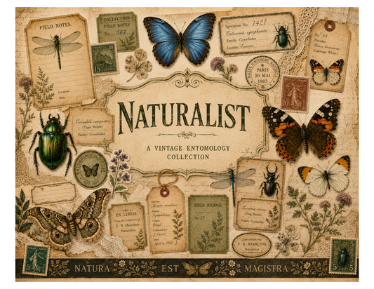 Naturalist Themed Paper Pack