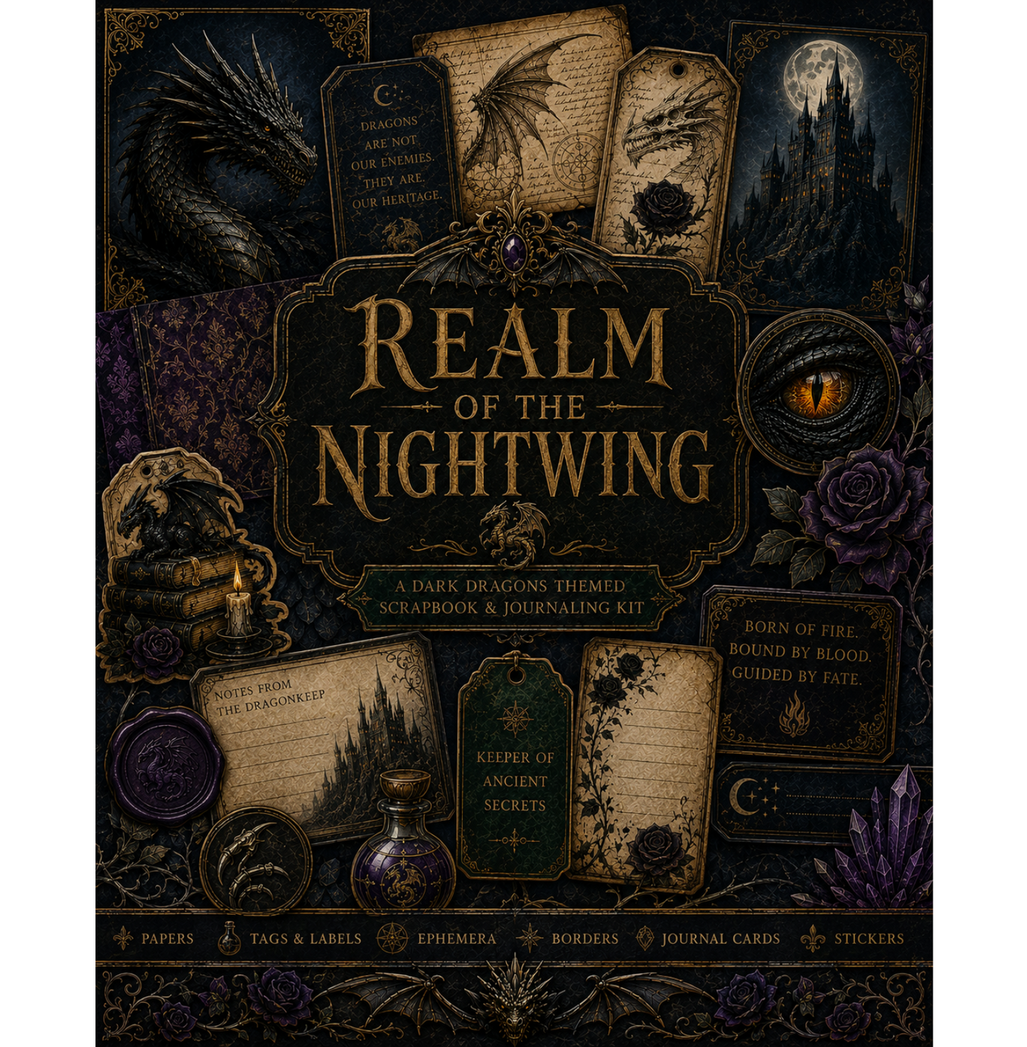 Realm of the Nightwing Themed Paper Pack