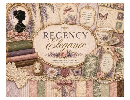 Regency Elegance Themed Paper Pack