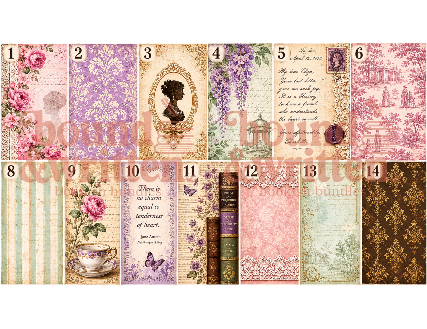 Regency Elegance Themed Paper Pack