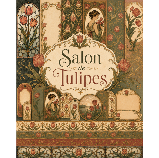 Salon de Tulipes Themed Paper Pack