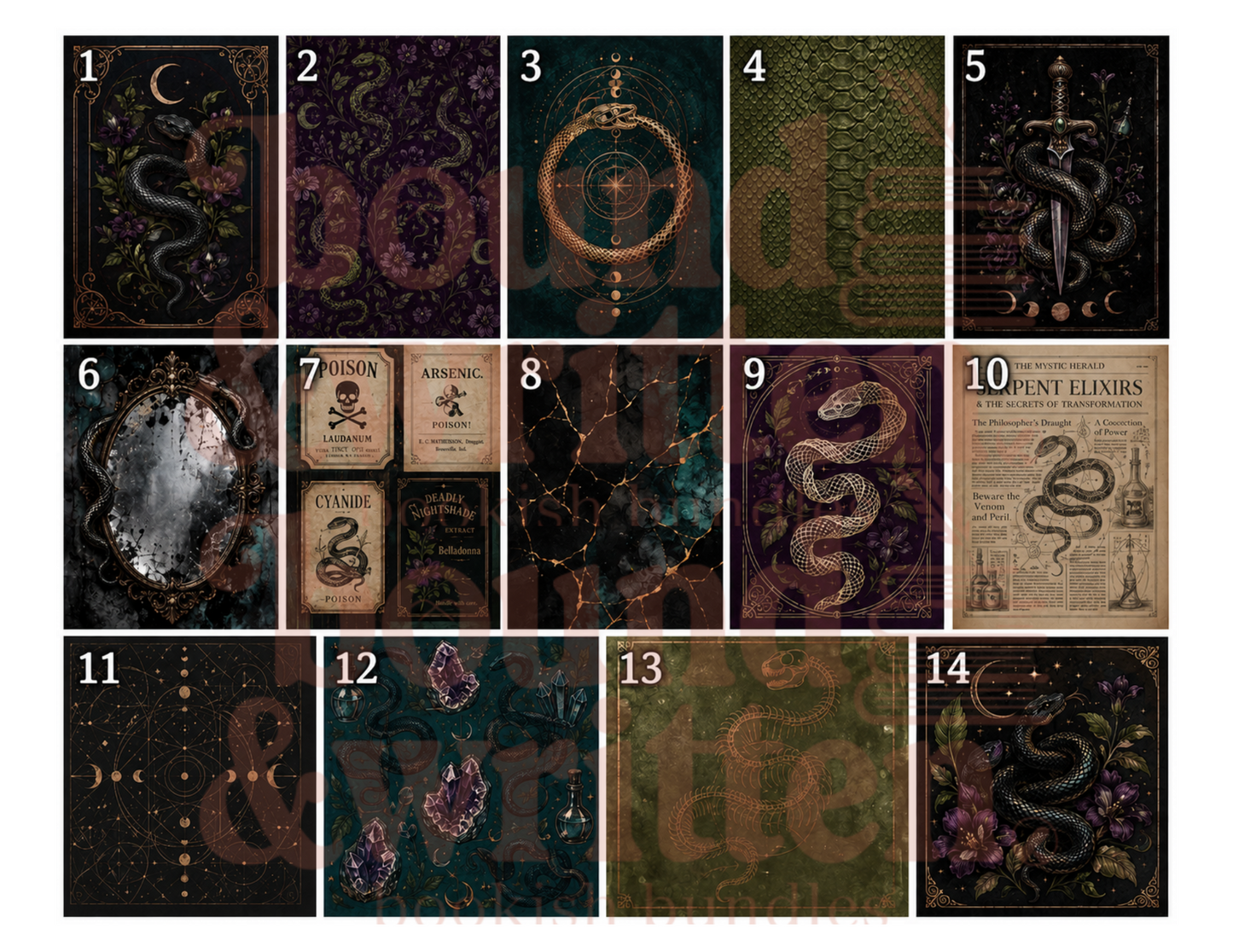 The Serpents Elixir Themed Paper Pack