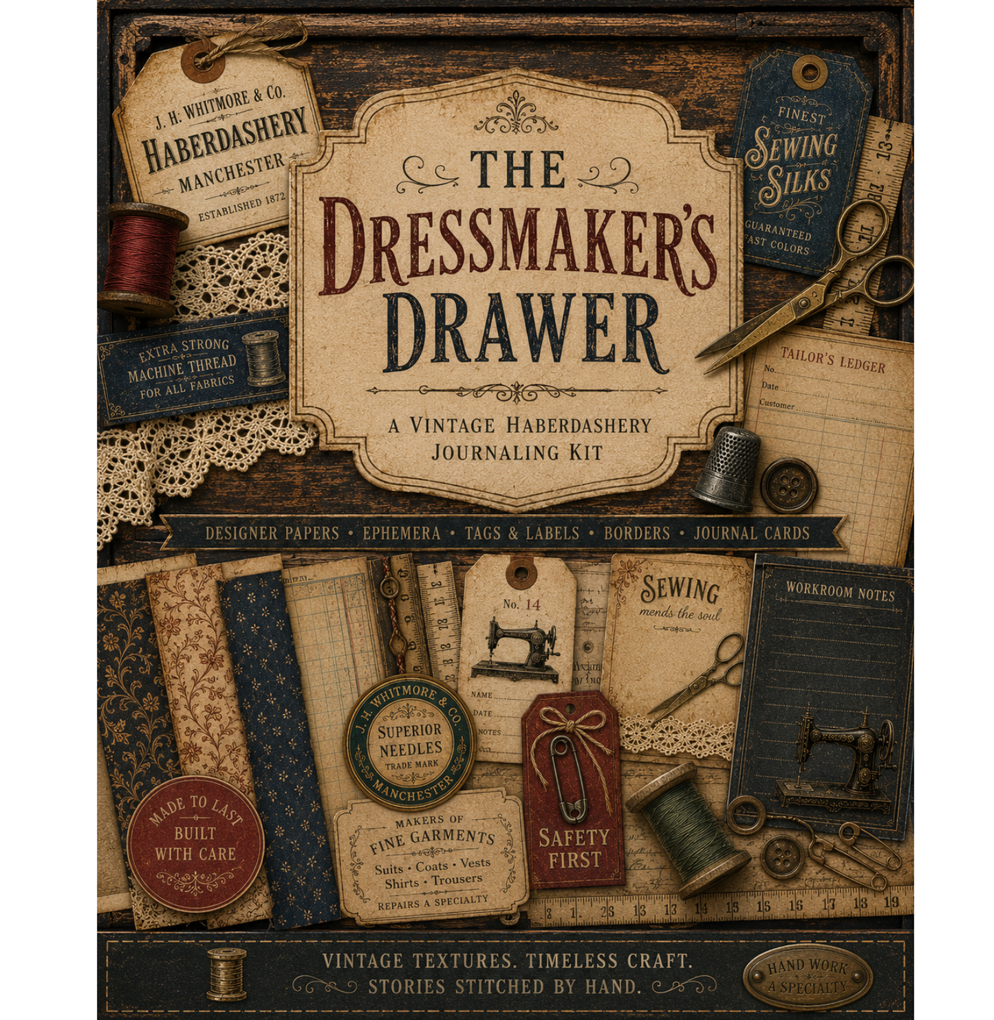 The Dressmaker's Drawer Themed Paper Pack