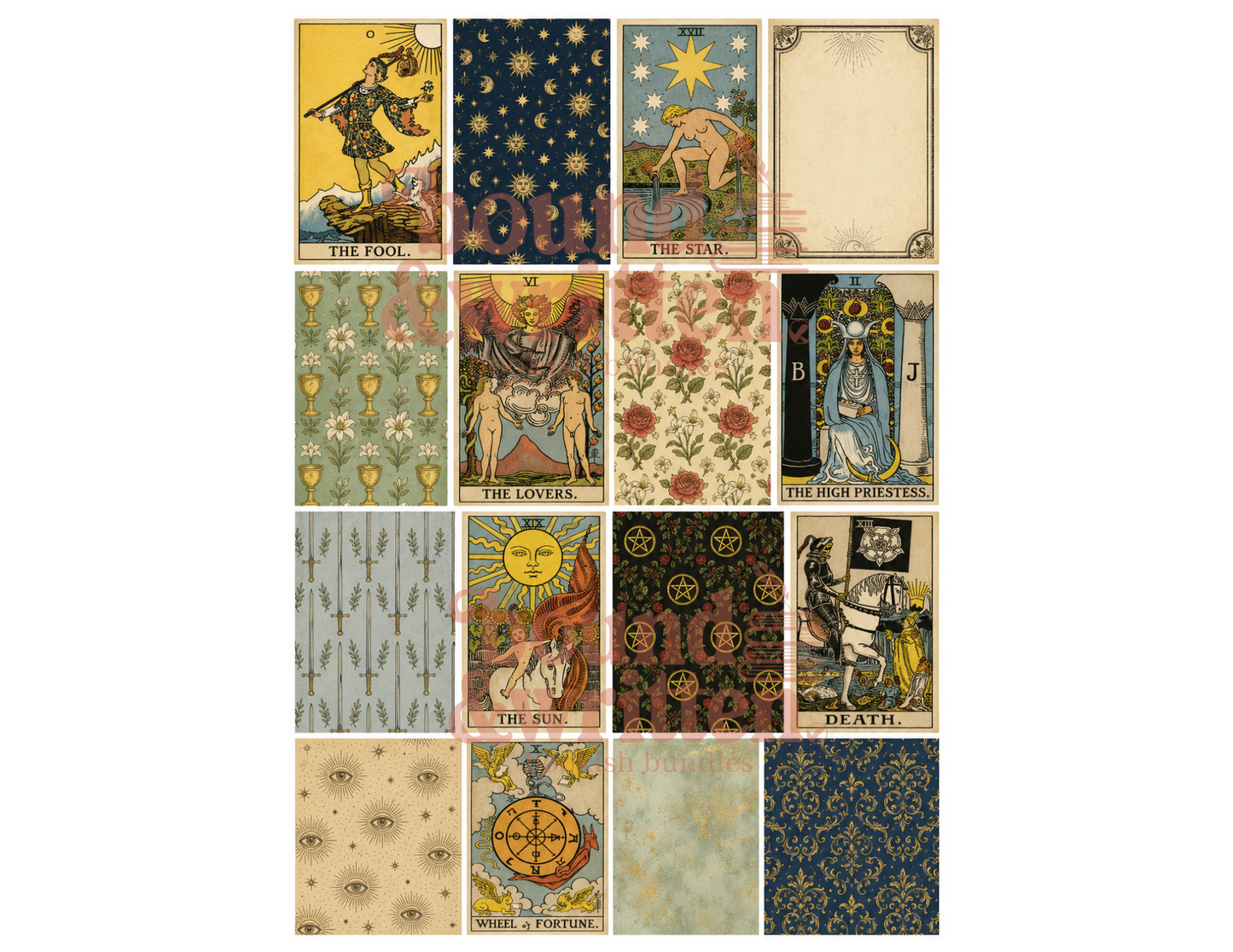Tarot Themed Paper Pack