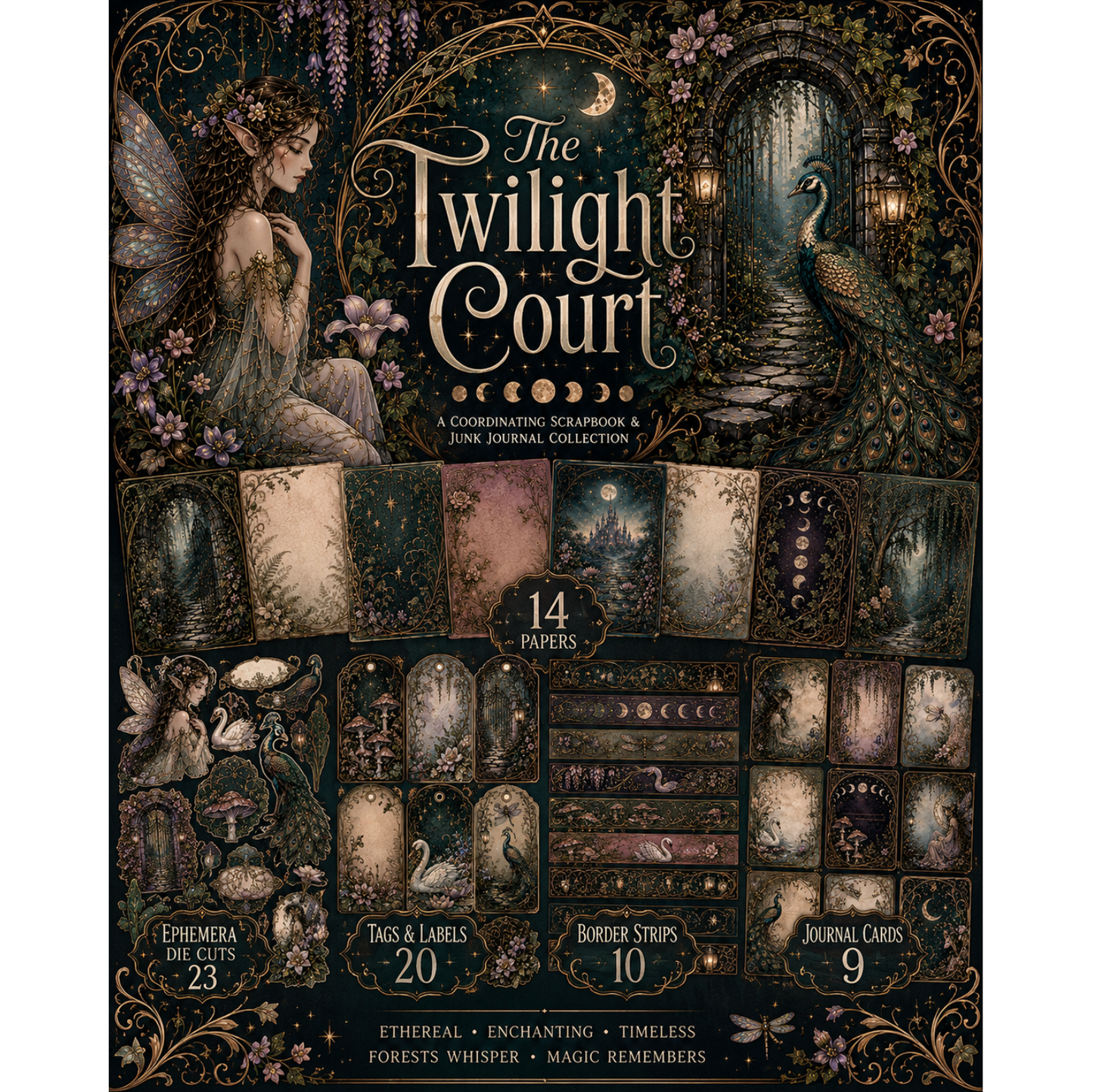 The Twilight Court Themed Paper Pack