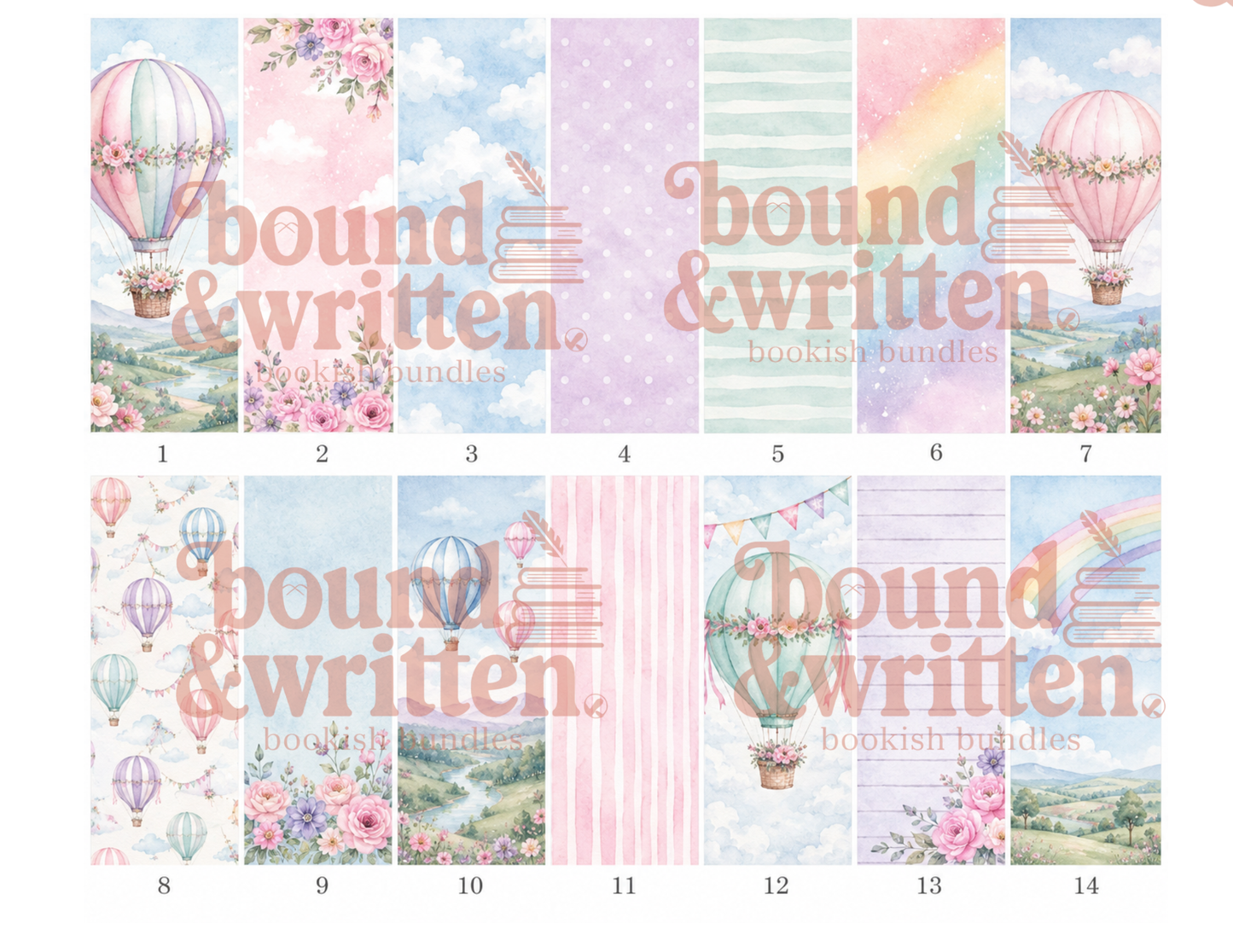 Up Up and Away Themed Paper Pack