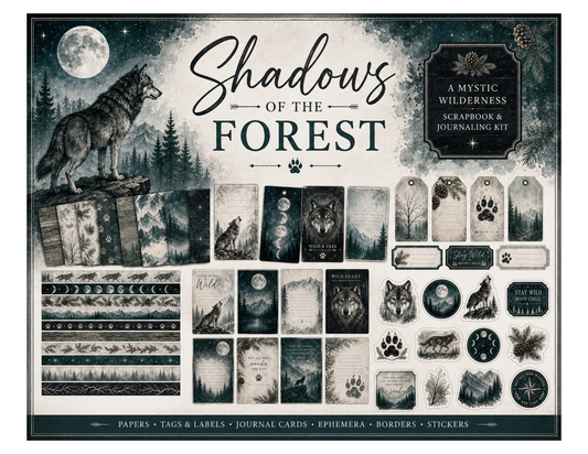 Shadows of the Forest Themed Paper Pack